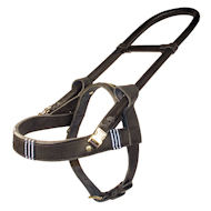 Guide Dog Harness from Black Leather